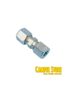 Empalme recto ermeto gas 8 mm