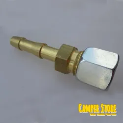 Espiga o racord ermeto 8 mm a manguera de gas