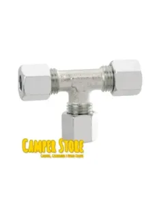 Empalme en T ermeto gas 8 mm