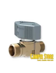 Llave de paso de gas de 1 via. 8mm
