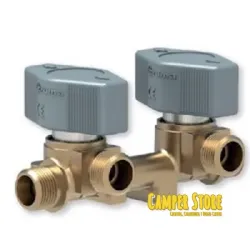 Llave de paso de gas de 2 vias. 8mm
