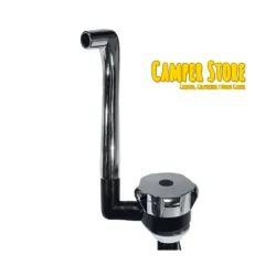 Grifo NOVO Automático agua fria. Cromado y negro
