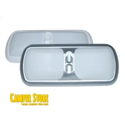 Aplique de 2 lamparas de techo o pared. Gris Plata Aplique de 2 lamparas de techo o pared. Gris Plata