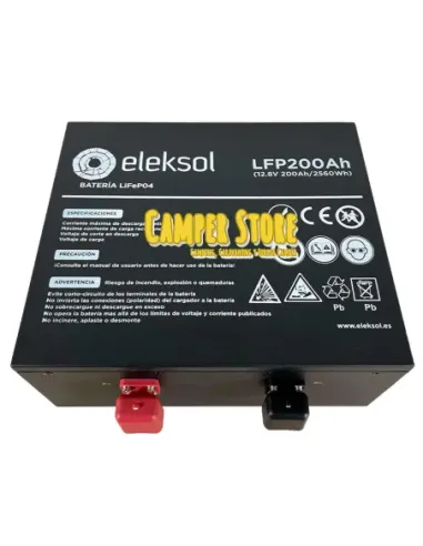 Batería de litio Eleksol 200Ah/12,8V. Bajo asiento