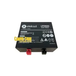 Batería de litio Eleksol 300Ah/12,8V. Bajo asiento