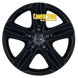 Pack 4 Llantas MAK VW T5/T6 y Crafter 16''. Stone 5 Gloss Black