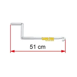 Manivela para toldos Fiamma. 51 cm
