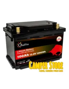 Batería de litio 12V 100Ah Olalitio. Bajo asiento LN3