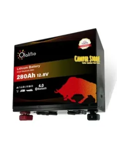 Batería de litio 12V 280Ah Olalitio. Bajo asiento