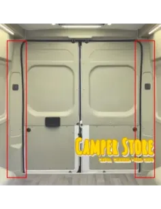 Panelado ABS Gris Claro. Columnas traseras. Ducato Jumper Boxer