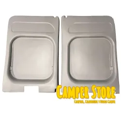 Panelado ABS Gris Claro. Puertas traseras superior. Ducato Jumper Boxer