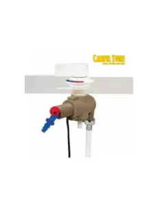 Premezclador agua fría y caliente con interruptor. Blanco