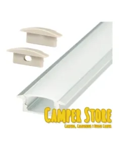 Perfil aluminio para LED empotrable