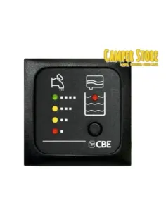 Panel Indicador de aguas LIMPIAS Y SUCIAS con Sonda. Antracita