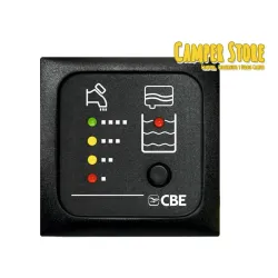 Panel Indicador de aguas LIMPIAS Y SUCIAS con Sonda. Antracita