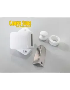Cierre con pulsador MINI. Blanco