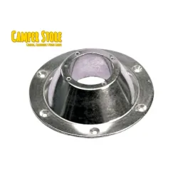 Anclaje cónico para pata de mesa camper modular. Cromado
