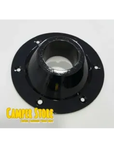 Anclaje cónico para pata de mesa camper modular. Negro
