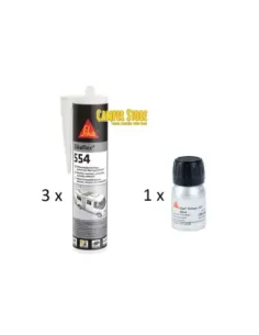 Kit adhesivos para estructura OKB. 3 Sika 554 + 1 Sika primer 207