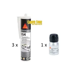 Kit adhesivos para estructura OKB. 3 Sika 554 + 1 Sika primer 207