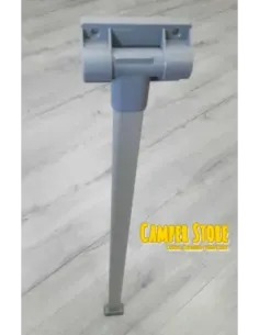 Pata plegable extra fina, para mesa camper. 71 cm