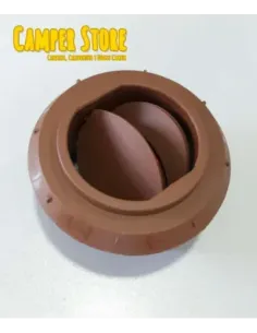 Rejilla obturable para calefacción. Marrón