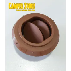 Rejilla obturable para calefacción. Marrón
