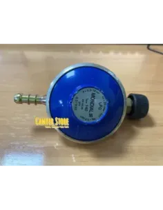 Regulador de gas para bombona azul. Mondial