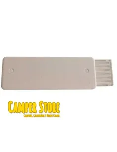 Rejilla y tapa de ventilación para nevera o gas. Blanca