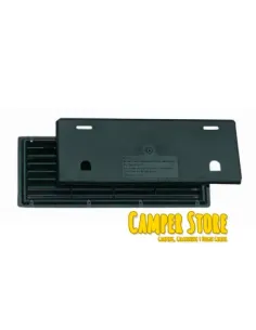 Rejilla y tapa de ventilación para nevera o gas. Negra