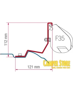 Soporte F35 Mercedes Viano y Vito, Marco Polo, V Class desde 2004