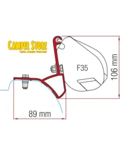 Soporte F35 Trafic / Vivaro / Talento / NV300 dsd 2015