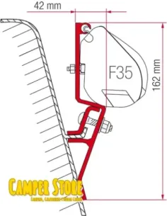 Soporte F35 VW T3