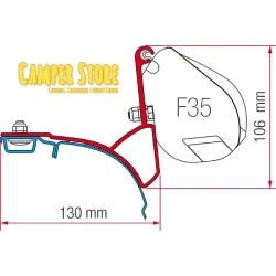 Soporte F35 VW T5 / T6 / Multivan (con guía)