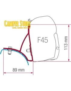 Soporte F45 Trafic / Vivaro / Primastar hasta 2014