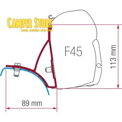 Soporte F45 Trafic / Vivaro / Primastar hasta 2014