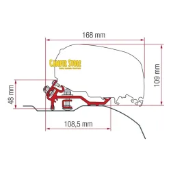 Soporte F80 Ducato / Boxer / Jumper (hasta 370cm)