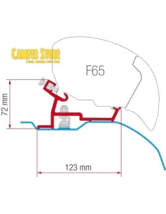 Soporte F65/F80 Ducato / Boxer / Jumper (hasta 370cm)
