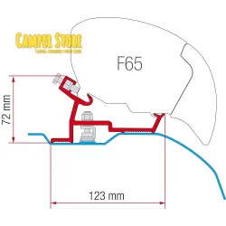 Soporte F65/F80 Ducato / Boxer / Jumper (hasta 370cm)