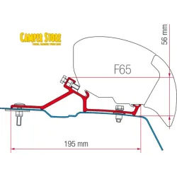 Soporte F65/F80 Movano / Master/ NV400 H2 desde 2010