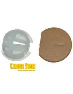 Soporte fija muebles encastrable. Marrón claro