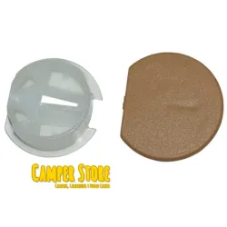 Soporte fija muebles encastrable. Marrón claro