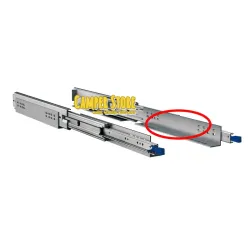 Soportes para guías de extensión total. 711mm. Pack de 2