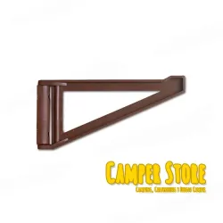 Soporte plegable para mesa camper. Marrón