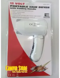 Secador de pelo plegable a 12V. 180W