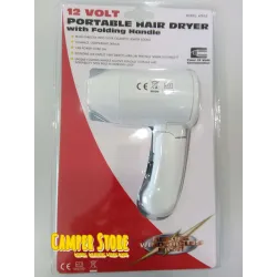 Secador de pelo plegable a 12V. 180W Secador de pelo plegable a 12V. 180W