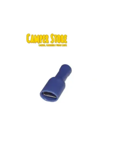 Terminal conector faston hembra aislado. Cable de 1,5 - 2,5