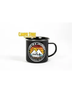 Taza esmaltada Life is a Journey