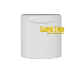 Tapa de recambio para llenado o toma exterior. Blanco
