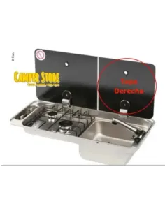 Tapa cristal para cocina CAN FL1401. Derecha